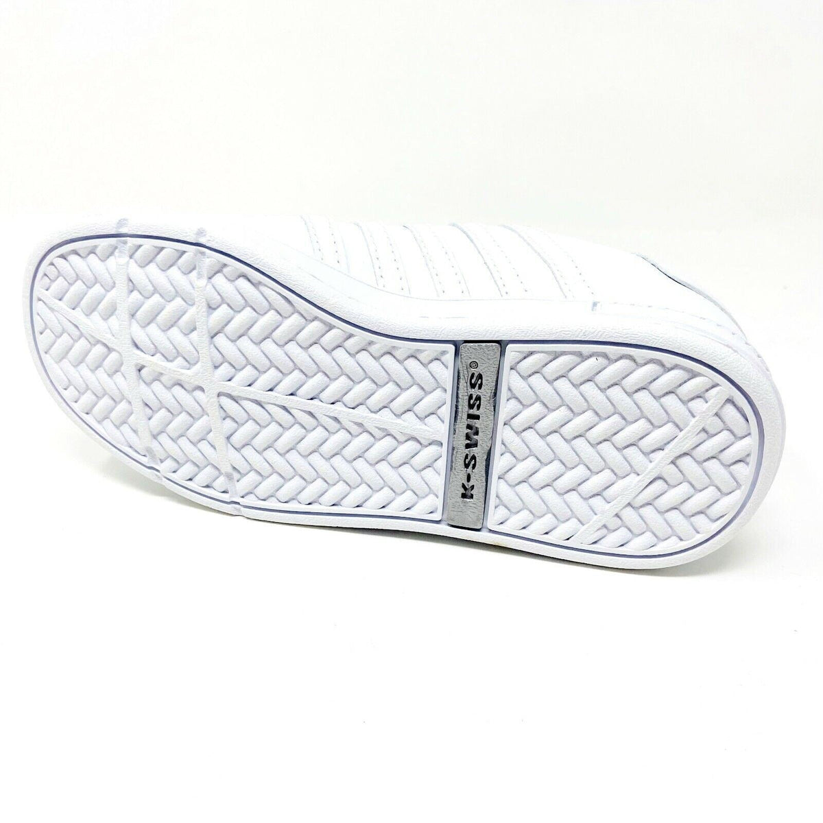 K-Swiss Ruttger White Platinum Child Kids Casual Sneakers 52024147