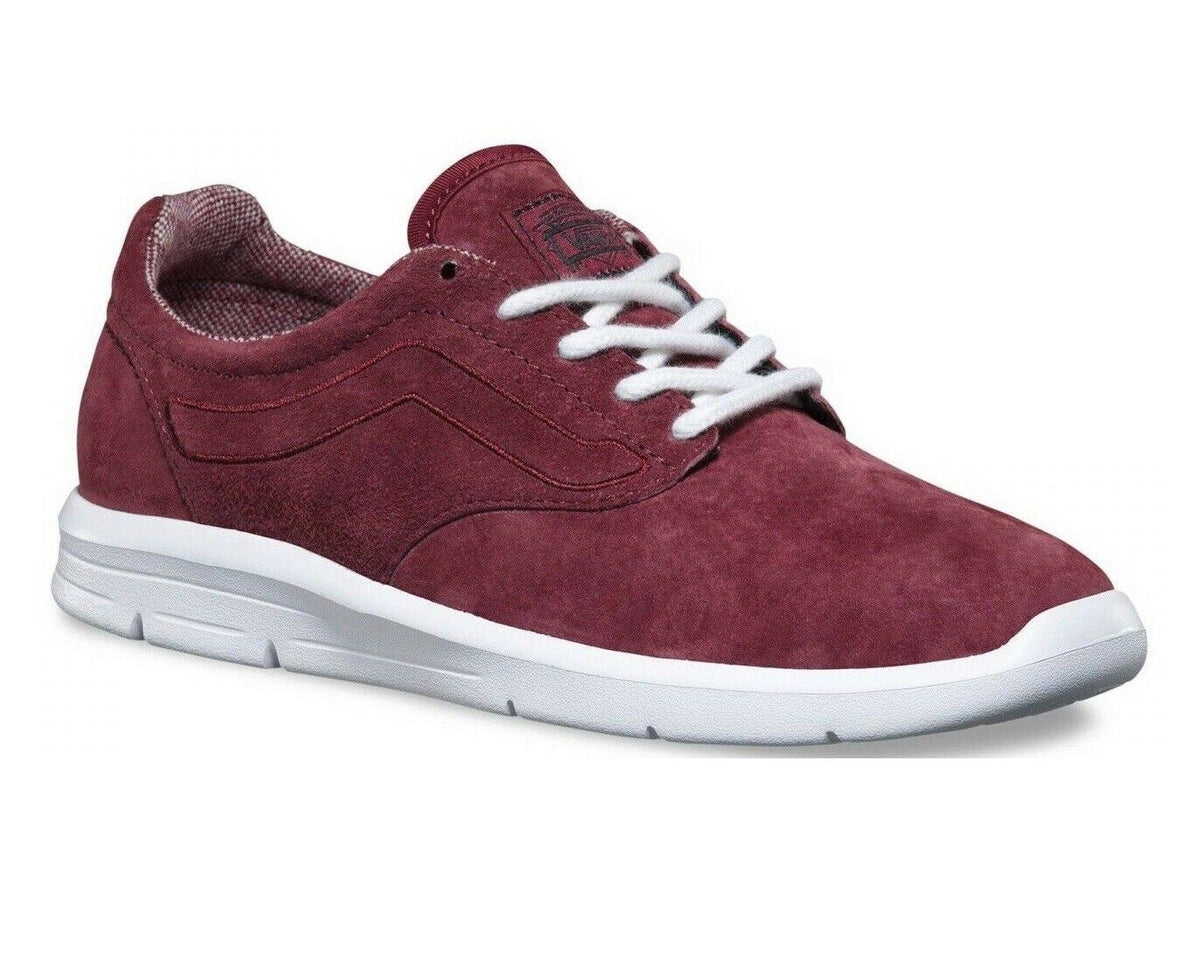 VANS ISO 1.5 (Tweed Dots) Burgundy True White Ultracush Mens Trainers