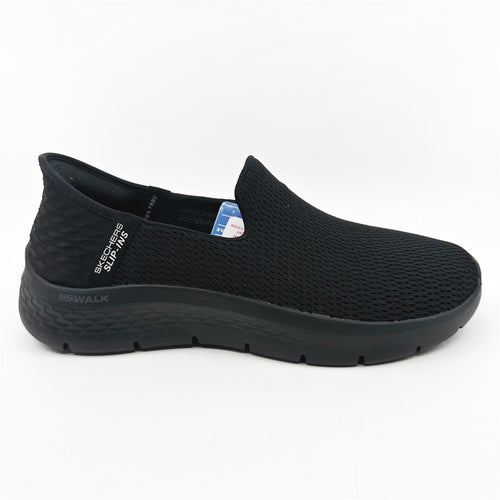 SKECHERS Go Walk Flex Relish Black Womens  Slip On Sneakers