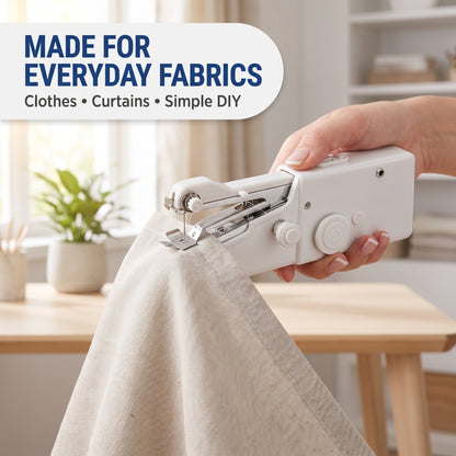 🧵Portable Handheld Sewing Machine – Quick Fabric Repair Tool