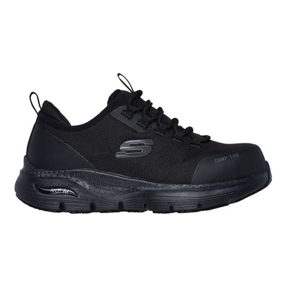 Women's Wide Fit Skechers 108075EC Arch Fit Sr Ebinal Safety Trainers