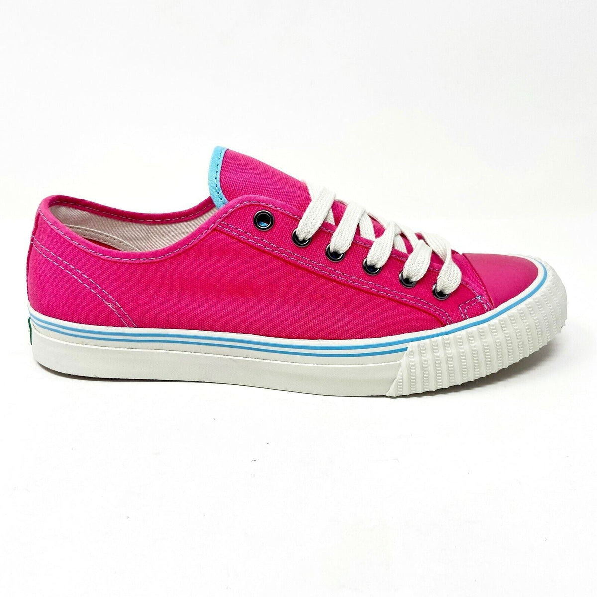 PF Flyers Center Lo Raspberry Pink White Womens Retro Shoe Sneakers PM11CL2C
