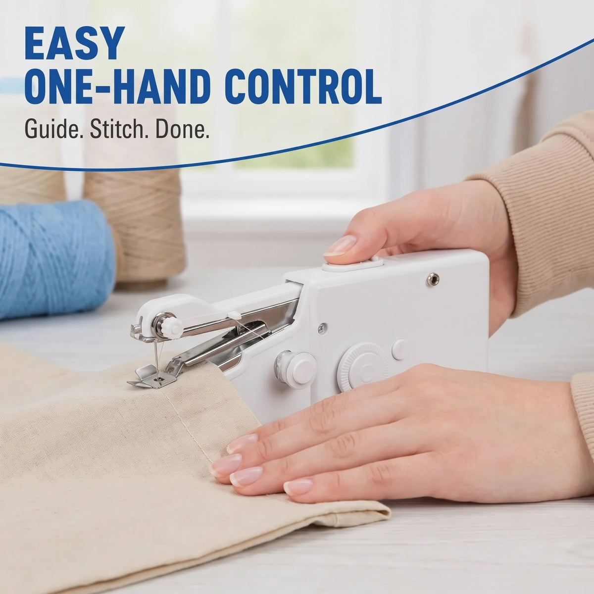 🧵Portable Handheld Sewing Machine – Quick Fabric Repair Tool