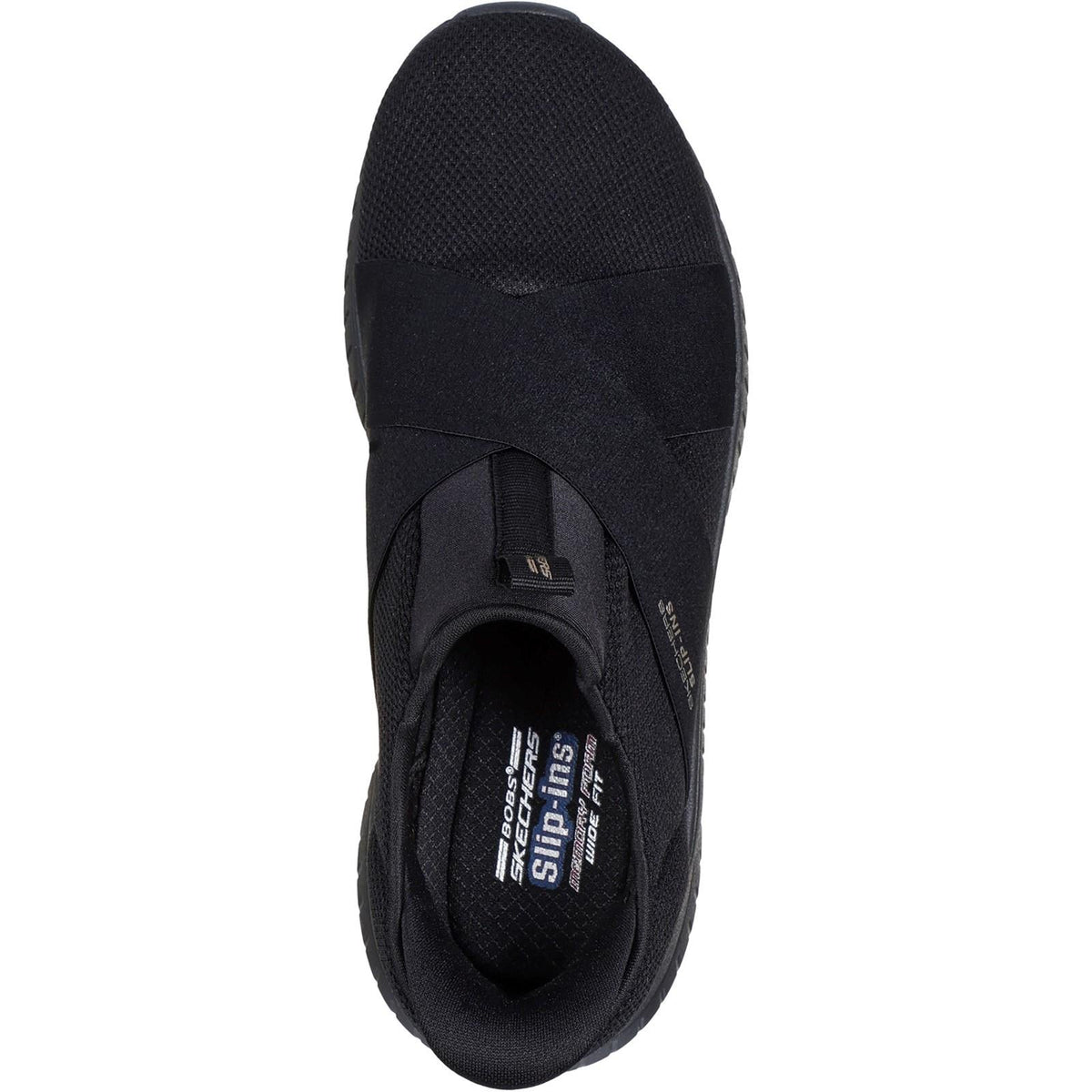 Women's Wide Fit Skechers 117505 Slip-ins Bobs Sport Squad Chaos Trainers