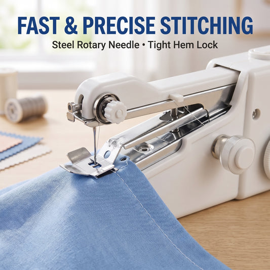 🧵Portable Handheld Sewing Machine – Quick Fabric Repair Tool