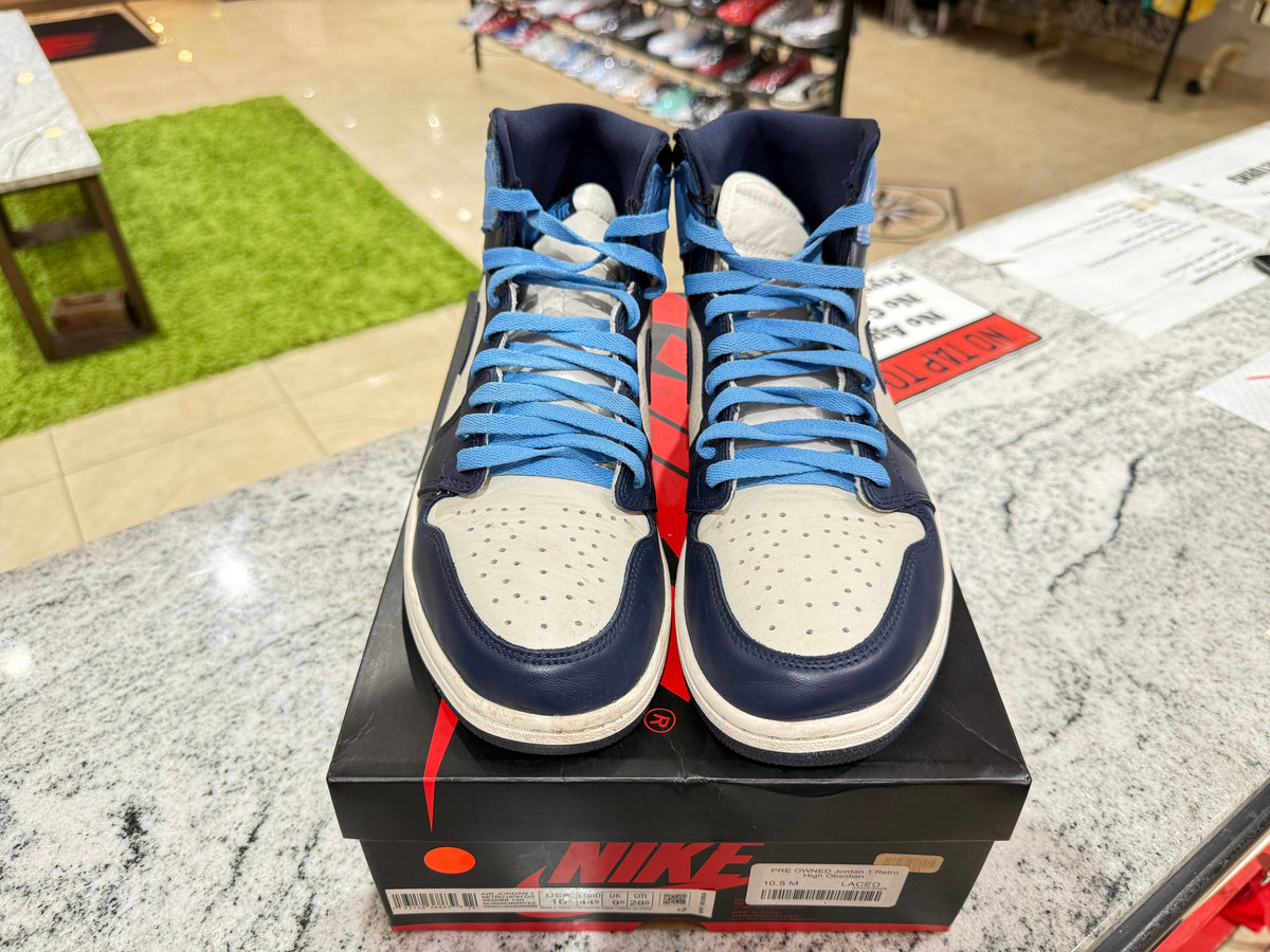 PRE OWNED Jordan 1 Retro High Obsidian
