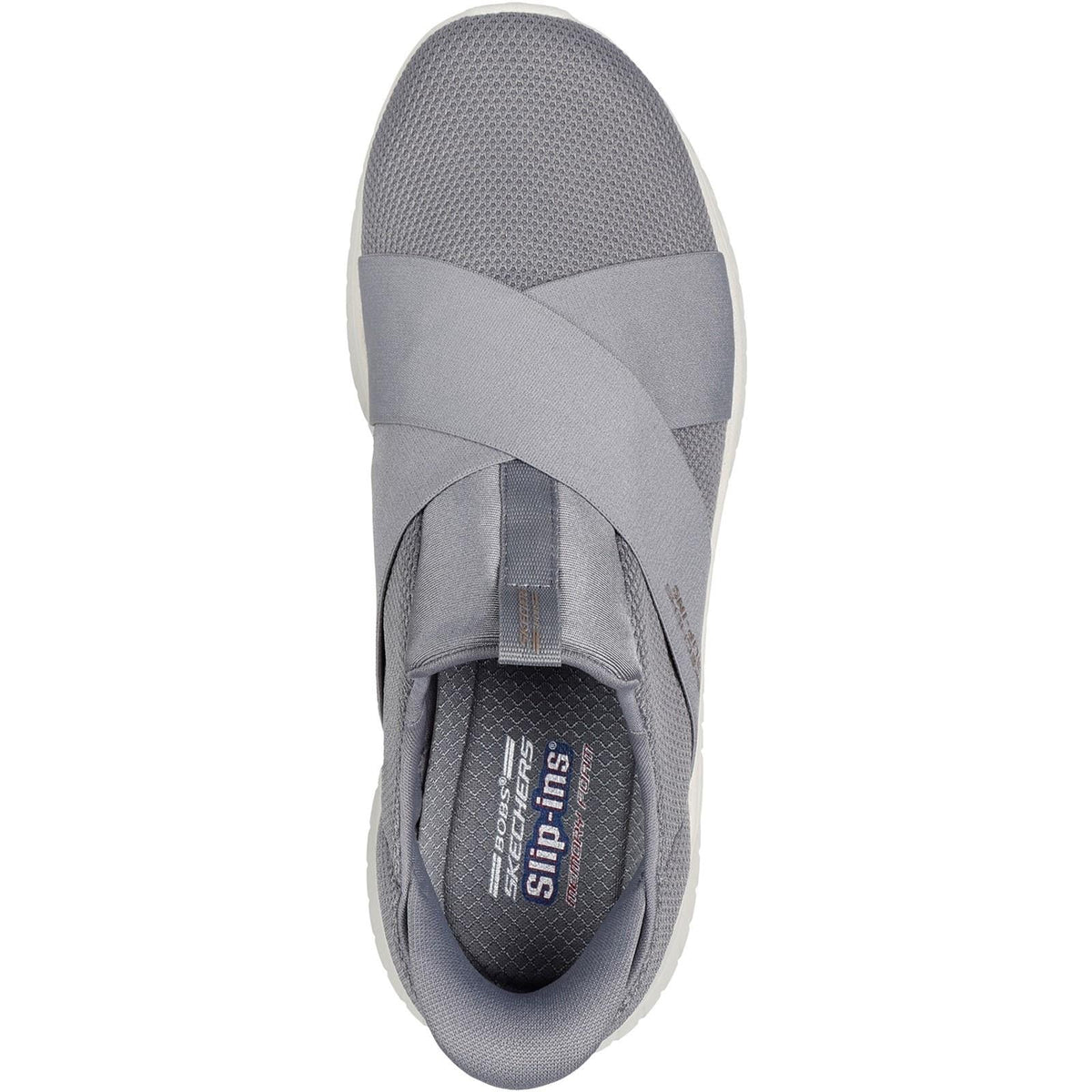 Women's Wide Fit Skechers 117505 Slip-ins Bobs Sport Squad Chaos Trainers