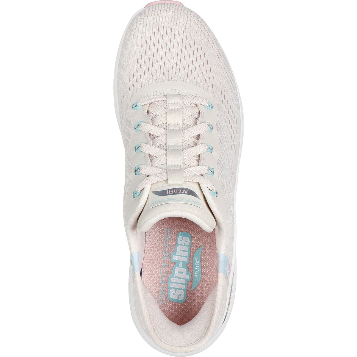 Women's Wide Fit Skechers 150066 Slip-ins Arch Fit 2.0 Easy Chic Trainers