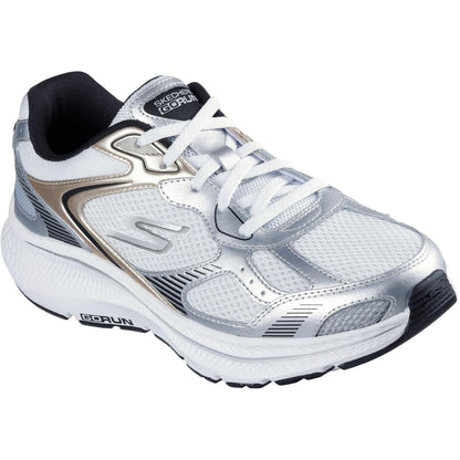 Women's Wide Fit Skechers 128633 Go Run Consistent 2.0 Volt Trainers