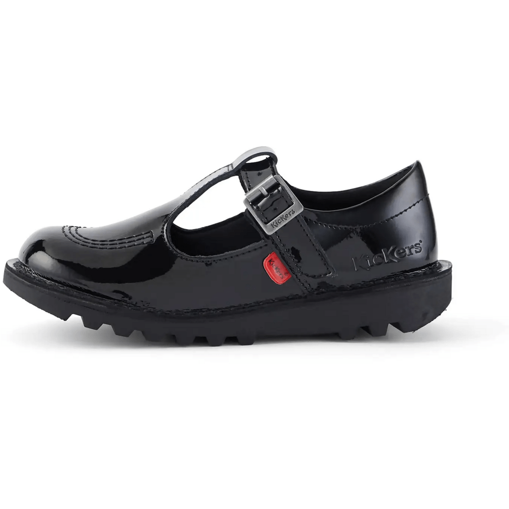 Kickers Kick T-Bar Patent Leather Children
