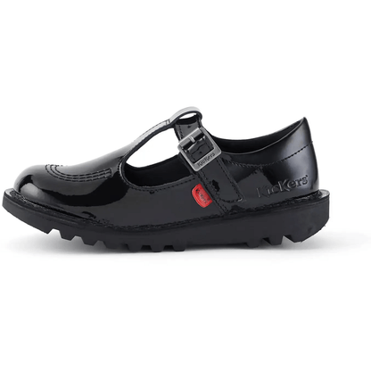 Kickers Kick T-Bar Patent Leather Children